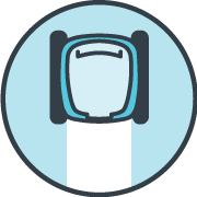 Quick water release icon - E Series Maytronics